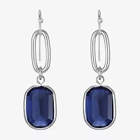 Liz Claiborne Womens Oval Drop Earrings