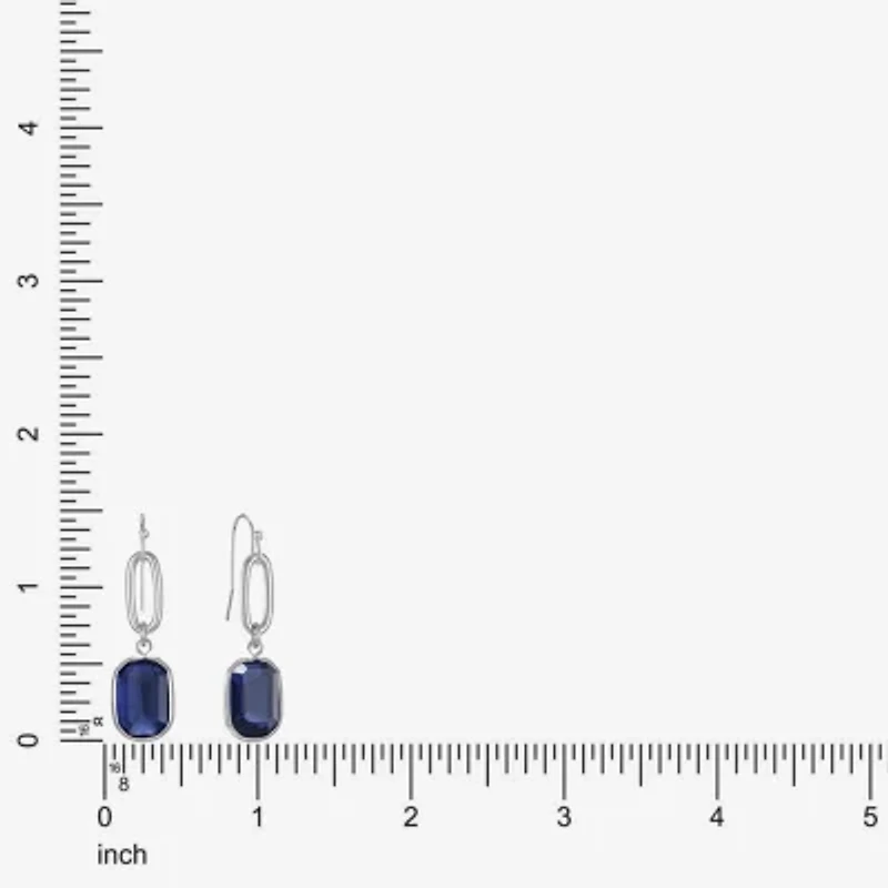 Liz Claiborne Womens Oval Drop Earrings