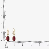 Liz Claiborne Womens Oval Drop Earrings