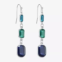 Liz Claiborne Womens Oval Drop Earrings