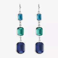 Liz Claiborne Womens Oval Drop Earrings
