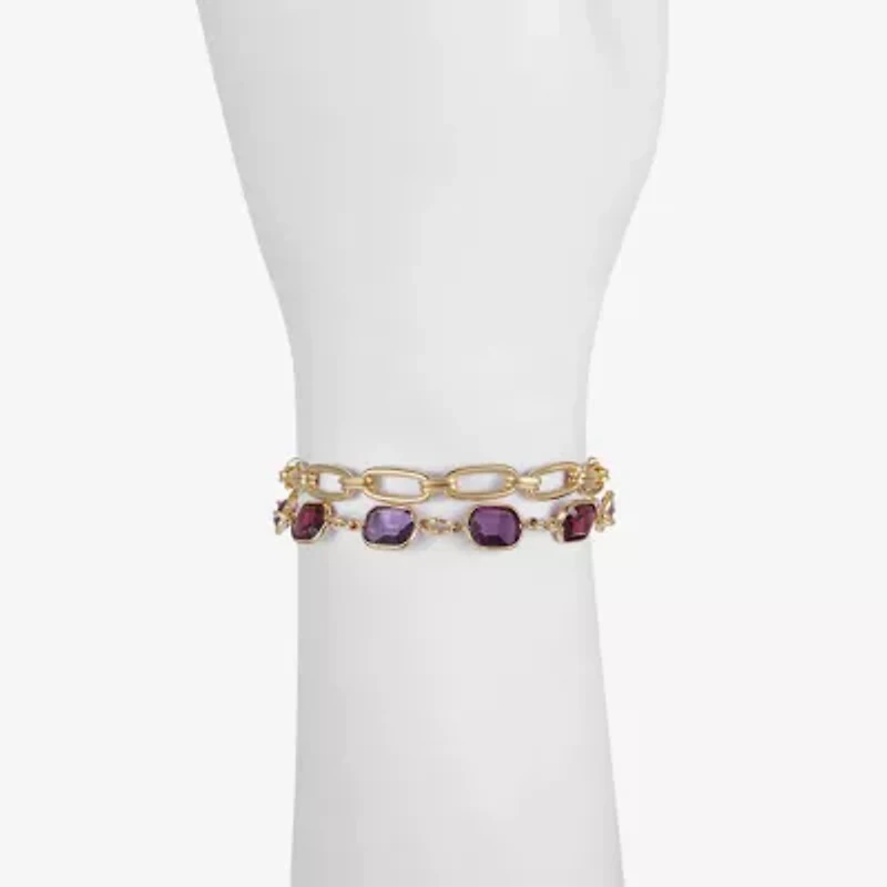 Liz Claiborne Womens Oval Strand Bracelets