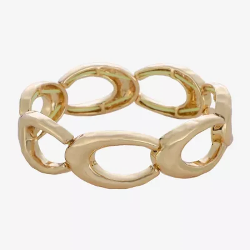 Liz Claiborne Hammered Womens Stretch Bracelet