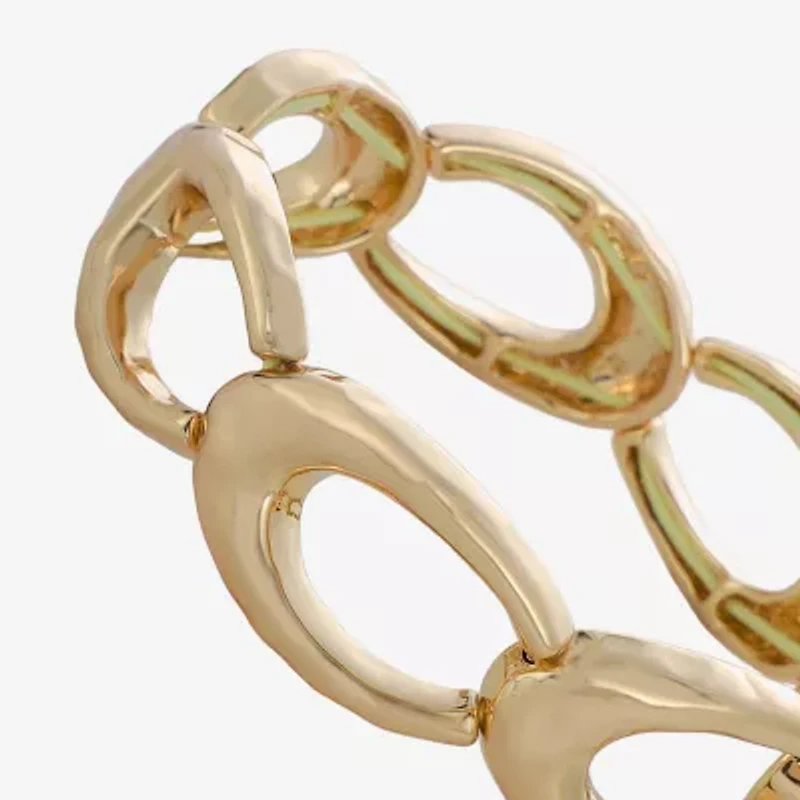 Liz Claiborne Hammered Womens Stretch Bracelet