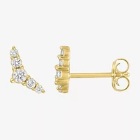Diamond Addiction (G-H, Si2-I1) 1/4 CT. T.W. Lab Grown White Diamond 10K Gold 4mm Stud Earrings