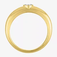 Diamond Addiction Heart (G-H, Si2-I1) Womens 4.5MM 1/10 CT. T.W. Lab Grown White 10K Gold Band