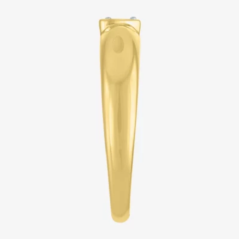 Diamond Addiction Heart (G-H, Si2-I1) Womens 4.5MM 1/10 CT. T.W. Lab Grown White 10K Gold Band