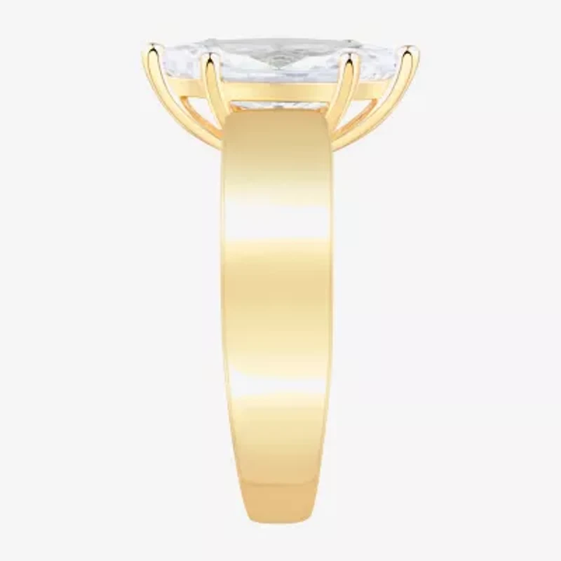 Womens 2 CT. T.W. Lab Grown White Diamond 14K Gold Marquise Solitaire Engagement Ring