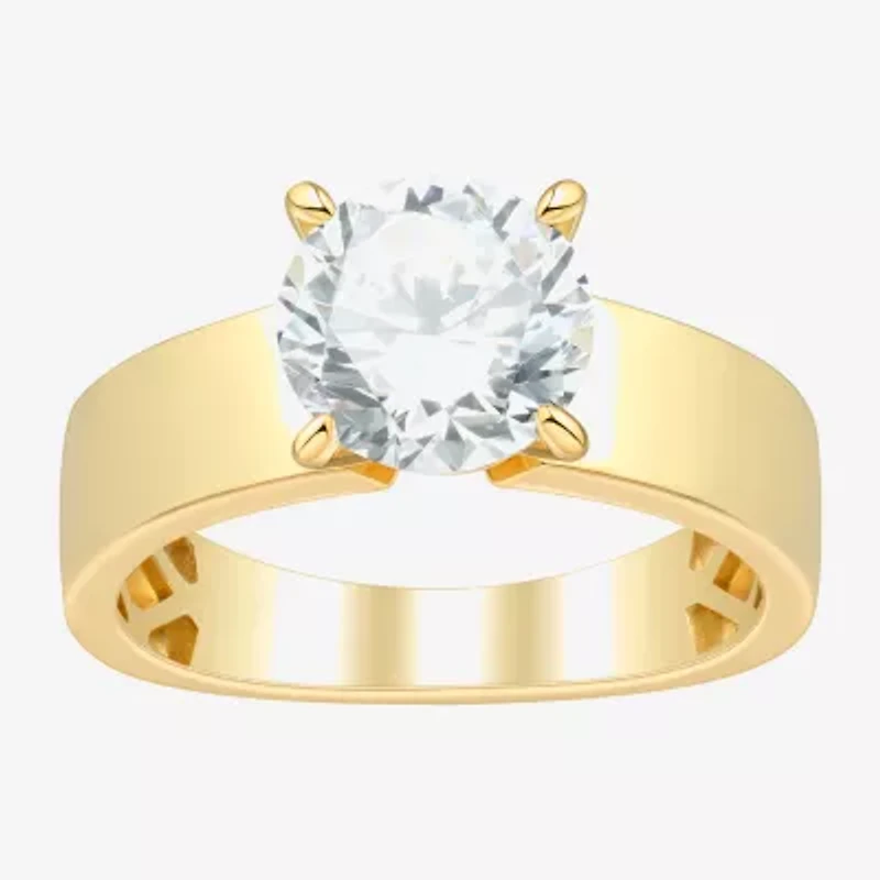 (H-I / Si1-Si2) Womens 2 CT. T.W. Lab Grown White Diamond 14K Gold Round Solitaire Engagement Ring