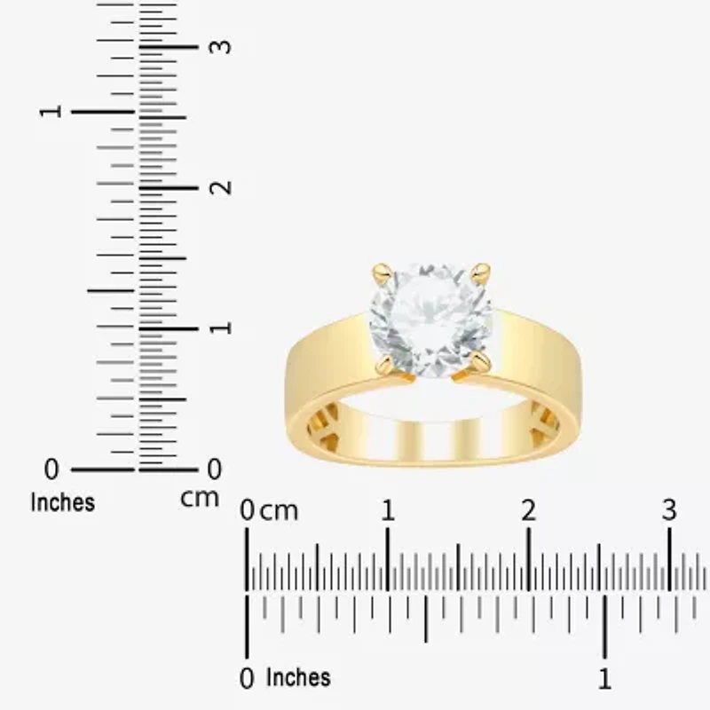 (H-I / Si1-Si2) Womens 2 CT. T.W. Lab Grown White Diamond 14K Gold Round Solitaire Engagement Ring