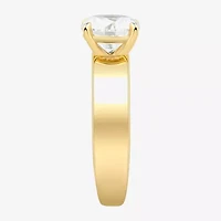 (H-I / Si1-Si2) Womens 2 CT. T.W. Lab Grown White Diamond 14K Gold Round Solitaire Engagement Ring