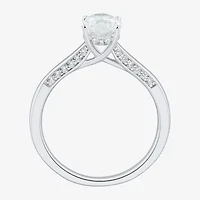 (H-I / Si1-Si2) Womens 1 3/4 CT. T.W. Lab Grown White Diamond 10K Gold Marquise Engagement Ring