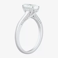 (H-I / Si1-Si2) Womens 1 3/4 CT. T.W. Lab Grown White Diamond 10K Gold Marquise Engagement Ring