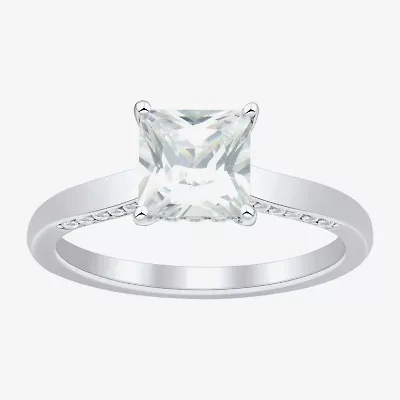 (H-I / Si1-Si2) Womens 1 3/4 CT. T.W. Lab Grown White Diamond 10K Gold Engagement Ring