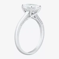 (H-I / Si1-Si2) Womens 1 3/4 CT. T.W. Lab Grown White Diamond 10K Gold Engagement Ring