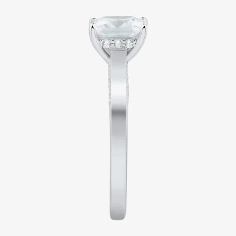 (H-I / Si1-Si2) Womens 1 3/4 CT. T.W. Lab Grown White Diamond 10K Gold Engagement Ring