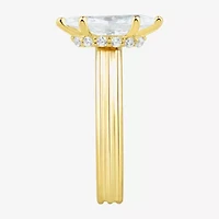(H-I / Si1-Si2) Womens 1 5/8 CT. T.W. Lab Grown White Diamond 14K Gold Marquise Solitaire Engagement Ring