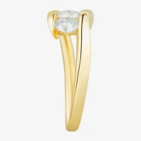 Love Lives Forever (H-I / Si2) Womens 1 CT. T.W. Lab Grown White Diamond 10K Gold 3-Stone Bypass  Engagement Ring
