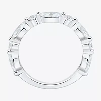 (H-I / Si2) Womens 3.5MM 1 1/2 CT. T.W. Lab Grown White Diamond 10K Gold Wedding Band