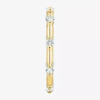 (H-I / Si2) Womens 1/3 CT. T.W. Lab Grown White Diamond 10K Gold Wedding Band