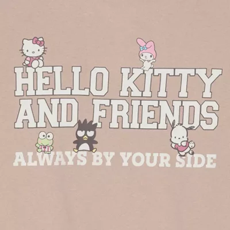 Little & Big Kid Girls Hello Kitty Fleece Lightweight Varsity Jacket