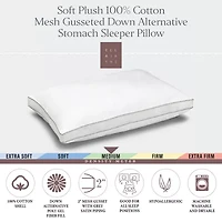 Ella Jayne Down Alternative Medium Density Bed Pillow
