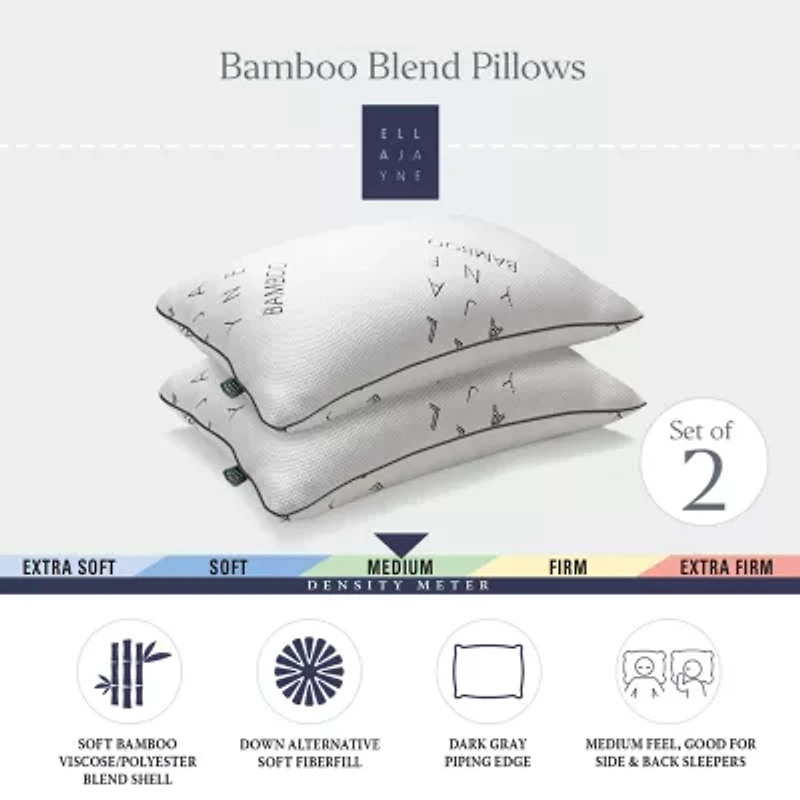 Ella Jayne Down Alternative Medium Density Bed Pillow