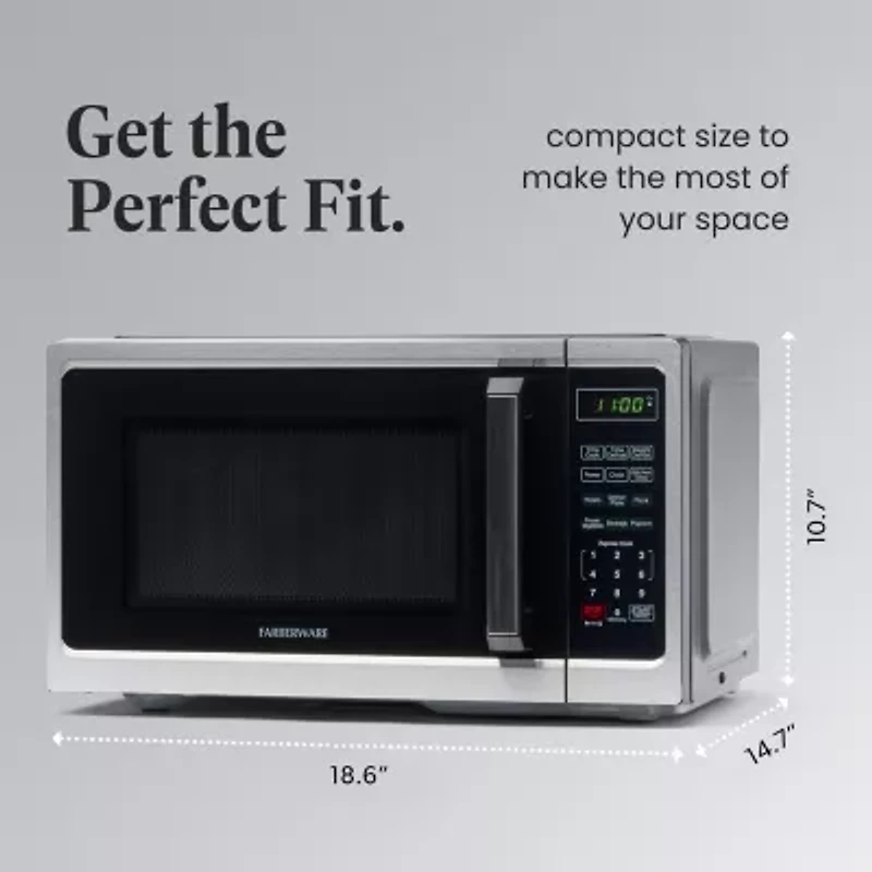 Farberware Classic FM09SS 0.9 Cu. Ft 900-Watt Microwave Oven