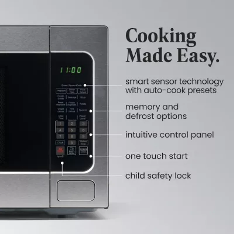 Farberware Professional FMO22ABTBKA 2.2 Cu. Ft 1200-Watt Microwave Oven with Smart Sensor Cooking