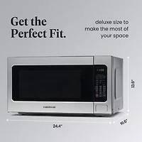 Farberware Professional FMO22ABTBKA 2.2 Cu. Ft 1200-Watt Microwave Oven with Smart Sensor Cooking