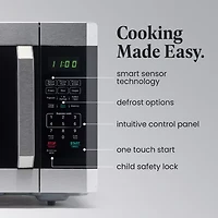 Farberware Professional 1.6 cu ft 1100-Watt Microwave Oven with Smart Sensor