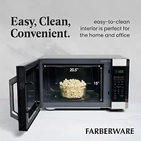 Farberware Professional 1.6 cu ft 1100-Watt Microwave Oven with Smart Sensor