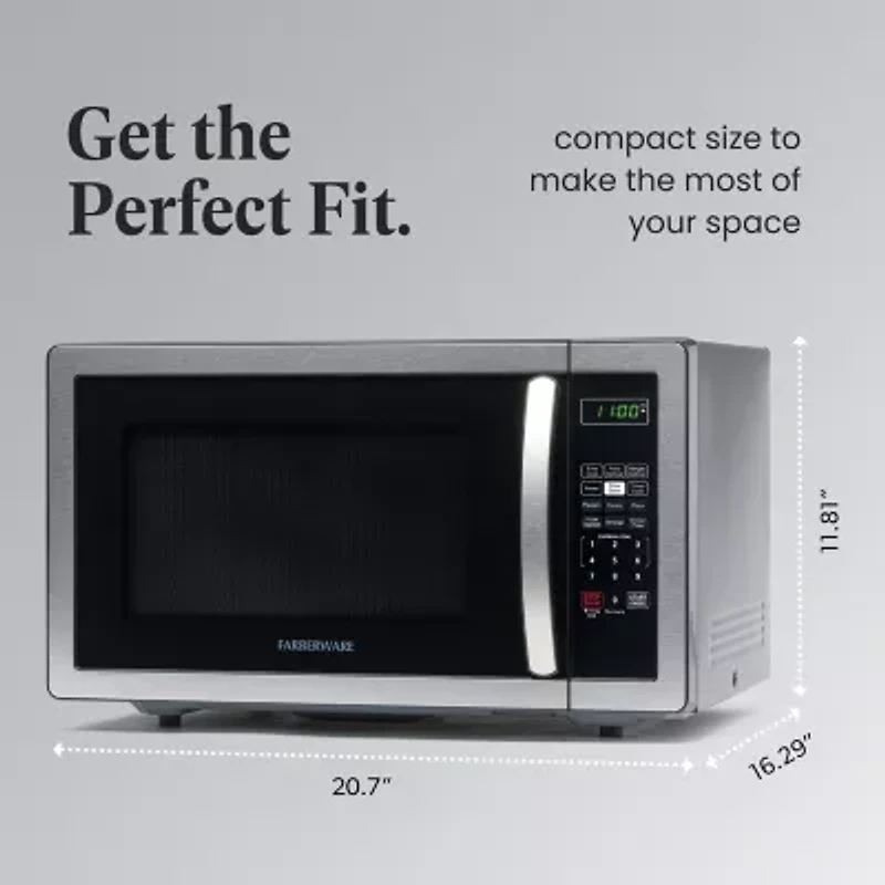 Farberware Classic FMO11AHTBKB 1.1 Cu. Ft. 1000-Watt Microwave Oven