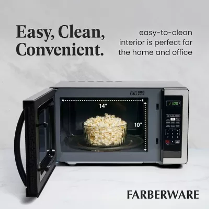 Farberware Classic FMO11AHTBKB 1.1 Cu. Ft. 1000-Watt Microwave Oven