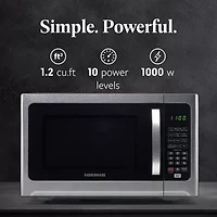 Farberware FM12SSG Professional 1.2 Cu.Ft. Microwave and Grill Oven, 1100 Watt