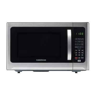 Farberware FM12SSG Professional 1.2 Cu.Ft. Microwave and Grill Oven, 1100 Watt