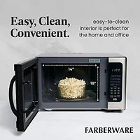 Farberware FM12SSG Professional 1.2 Cu.Ft. Microwave and Grill Oven, 1100 Watt