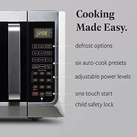 Farberware FMG13SS 1.3 Microwave Oven w LED Light/SENSOR 1100 Watts