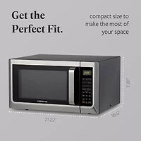 Farberware FMG13SS 1.3 Microwave Oven w LED Light/SENSOR 1100 Watts