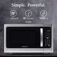 Farberware Professional FMO12AHTBKE 1000-Watt 1.2 Cu. Ft. Microwave Oven with Sensor