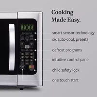 Farberware Professional FMO12AHTBKE 1000-Watt 1.2 Cu. Ft. Microwave Oven with Sensor
