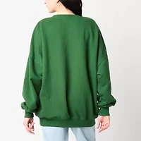 The Moon Celestial Crew Sweatshirt Womens Neck Long Sleeve Juniors