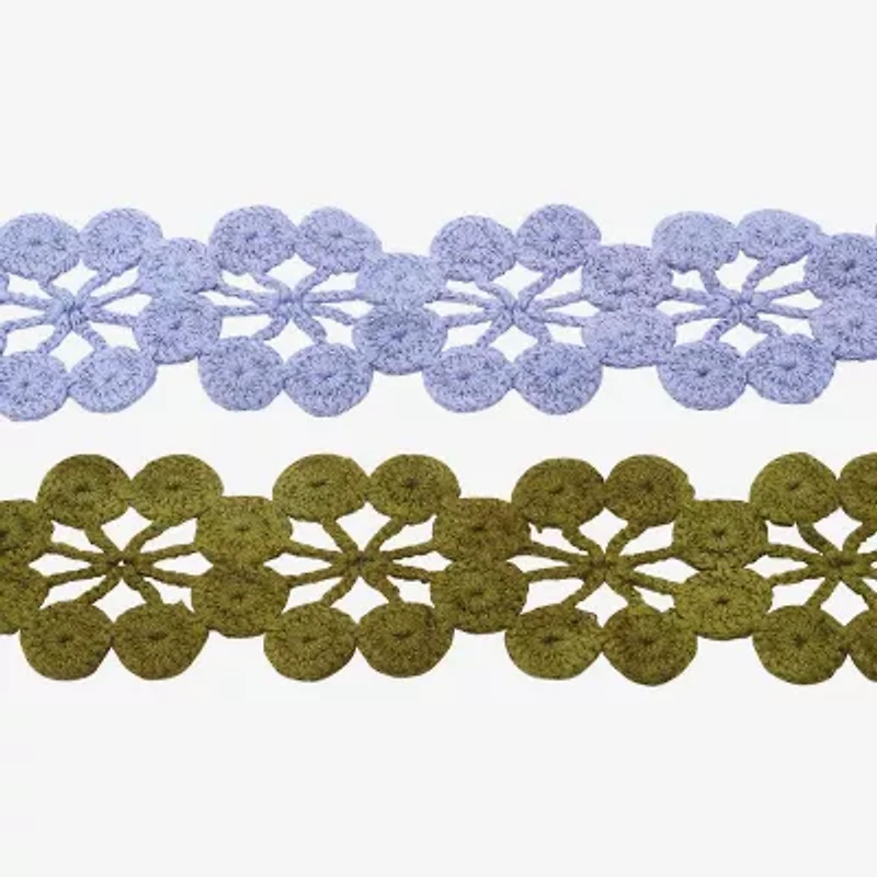 Arizona Blue & Green Crochet 2-pc. Headband