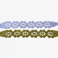 Arizona Blue & Green Crochet 2-pc. Headband