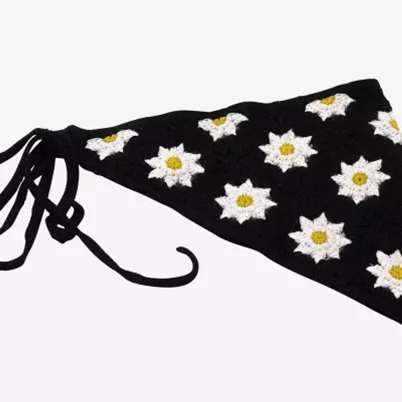 Arizona Daisy Crochet Hair Scarf