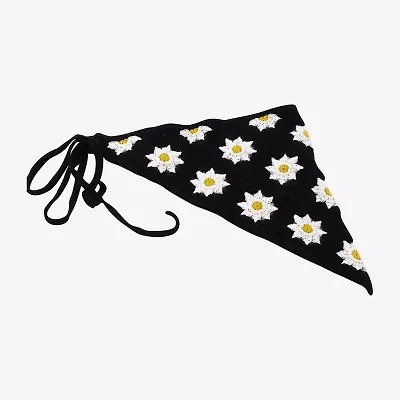 Arizona Daisy Crochet Hair Scarf