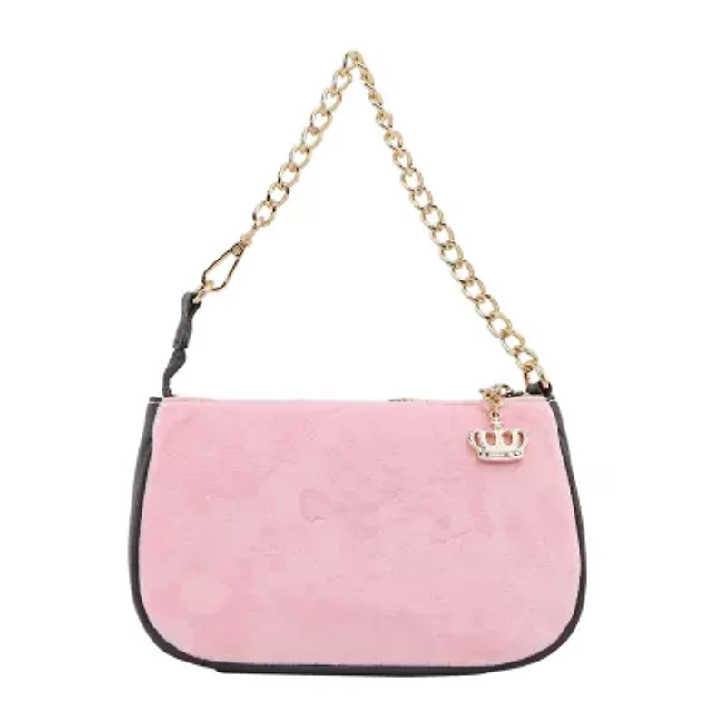 Juicy By Juicy Couture On The Right Track Velour Convertible Chain Wristlet
