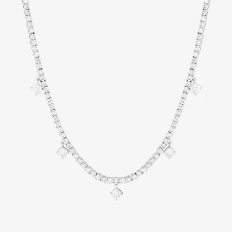 (H-I/ Si2) Womens 6 CT. T.W. Lab Grown White Diamond 10K Gold 20 Inch Pendant Necklace