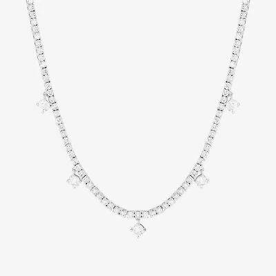 (H-I/ Si2) Womens 6 CT. T.W. Lab Grown White Diamond 10K Gold 20 Inch Pendant Necklace