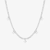 (H-I/ Si2) Womens 6 CT. T.W. Lab Grown White Diamond 10K Gold 20 Inch Pendant Necklace